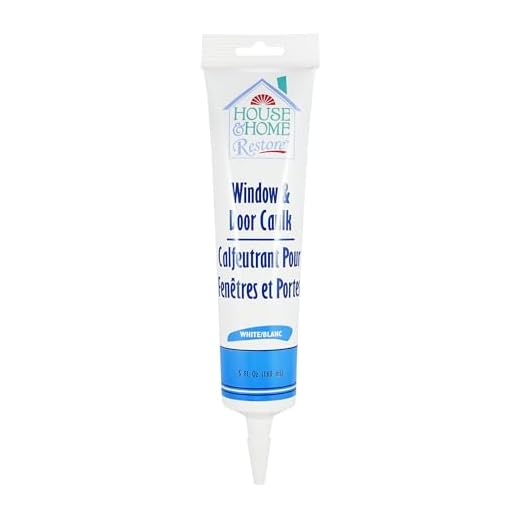 Red Devil 0848 House & Home Restore Premium Window & Door Caulk, 5 Fl. Oz, White