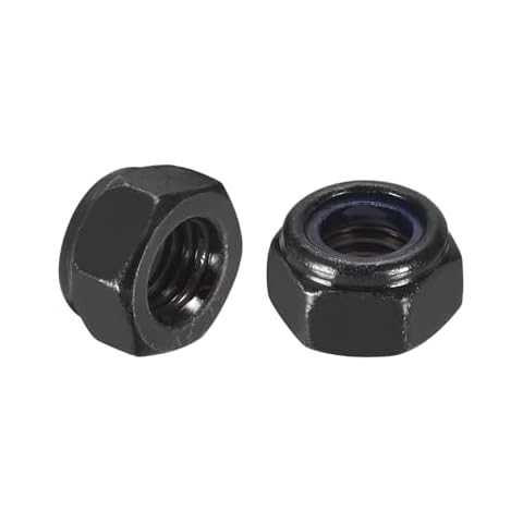 sourcing map M8 Nylon Insert Lock Nuts Cover