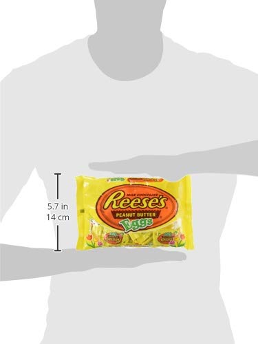 REESE'S Milk Chocolate Peanut Butter Eggs Candy, Easter, 10.8 oz Bag