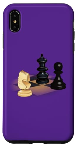 Carcasa para iPhone XS Max Divertida camiseta de ajedrez para amantes del ajedrez para niños y niñas