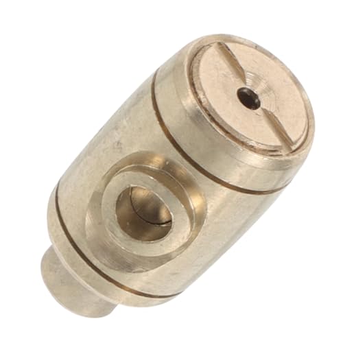 minkissy Brass Trumpet Water Key Press-type Drain Valve White Copper for Wind Instrument Repair, Trumpet Valve Button Accessory Suitable for Musical Instrument Maintenance and Restoration