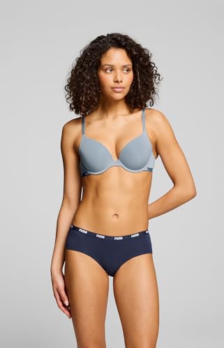 PUMA Damen Hipster Panties, Blue Combo, M EU