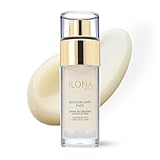 ILONA Bottom Lines Face | Brightening and Collagen Regenerating Serum for Deep Wrinkle Reduction | Powered by SR+ Retinol with RNA/DNA, Peptides, Hydrolyzed Proteins & Vitamin C | 1.0 oz