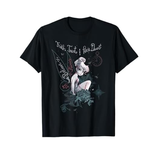 Disney Peter Pan Tinker Bell Believe Drawing Graphic T-Shirt