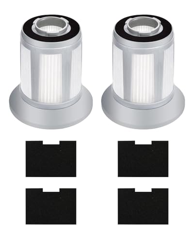 2156 Vacuum Filter Accessory Replacement Compatible with Bissell 2156, 2156A, 1665, 16652, 1665W Zing Canister Vacuum Cleaner?Compate to Part # 1613056, 2PCs 2156A Filter + 4 Post Motor Filter