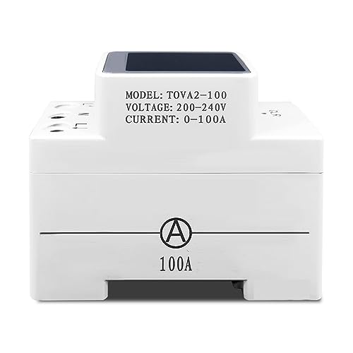Medidor de energía AC 100A voltímetro para evitar sobrecostes luz 5