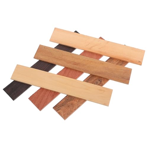 NOLITOY 6pièces Lattes Bois Texturées pour Banc de Jardin Extérieur Panneaux Bois Durables pour Projets DIY et Remplacement Plusieurs styles