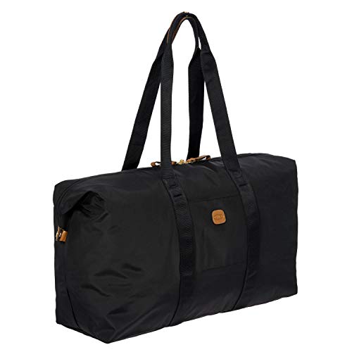 Bric's x-Travel 2.0 22 Inch Cargo Overnight/Weekender Folding Duffle Bag Duffel, Black, One Size