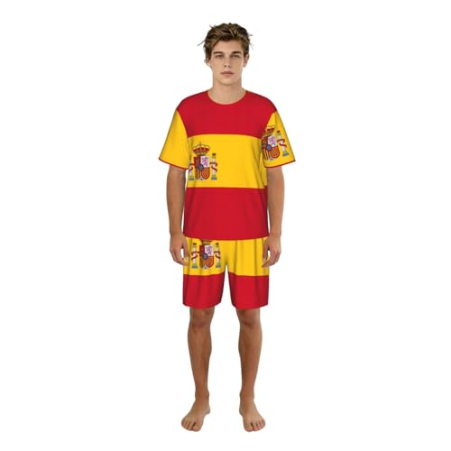 Pyjama drapeau espagnol homme parfait pour vos week-ends paresseux