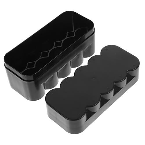 NOLITOY - NOLITOY Black Film Roll Canisters Storage Box 10pcs Plastic Hard Case Film Holder for Camera Reel Organization and Darkroom Use