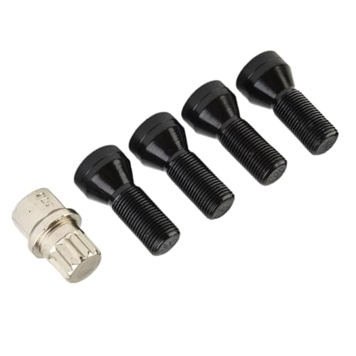Pernos de rueda de coche M14x1.25 compatibles con F10 2010 y F12 (Juego de 4 unidades)
