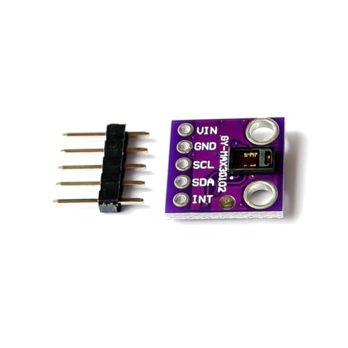 Maxtonser 1 unidad GY-MAX30102 Módulo sensorial pulsado de frecuencia cardíaca de alta precisión Unidad de monitor de oxígeno en sangre para bienestar portátil