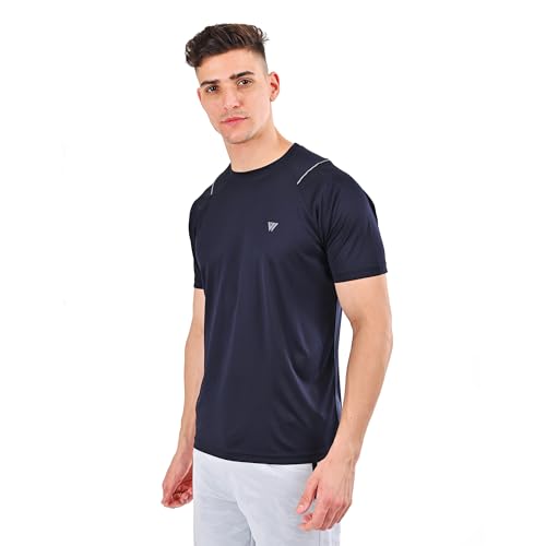 VIROH Men's 100% Regular Fit Activewear T-Shirt for Casual Athletic Running Gym Workout Tees2
