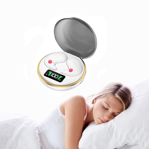 Image of Mosonnytee Wireless Sleep Earbuds Bluetooth Noise Cancelling Earbuds for Sleeping Headphones with mic True Wireless Headphones Earbuds for Sleeper, White, MS BY08 20240416