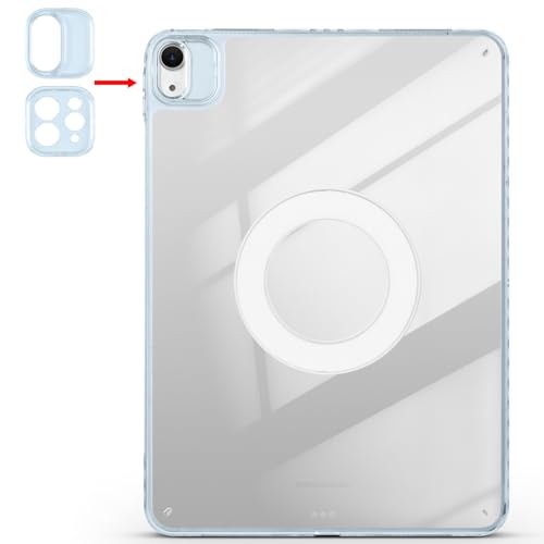 Coque iPad Air 11 2024 magnétique transparente avec support angles multiples