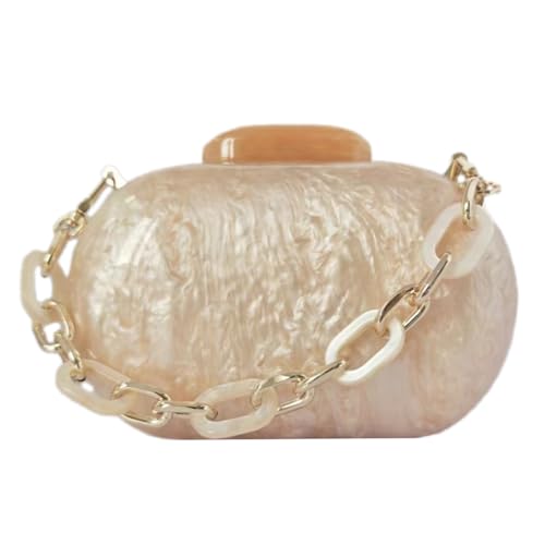 Image of Acrylic Bubble Bag Luxury Marble Clutch Evening Purses for Women Glitter Handbag for Wedding Party Prom