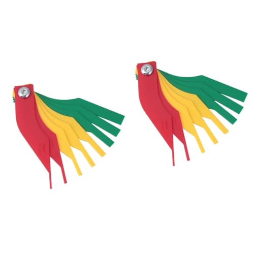 HAPINARY 2pcs Car Brake Pad Scale Tread Brake Lining Tool Brakes Brake Pad Measuring Tool Brake Gauges Brake Pad Detection Pen Scale Drum Guage Wheel Measuring Tool Vacuum Truck Ki Plastic