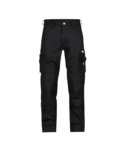 DASSY® Miami BW Arbeitshose mit Kniepolstertaschen - Größe 53 - SCHWARZ