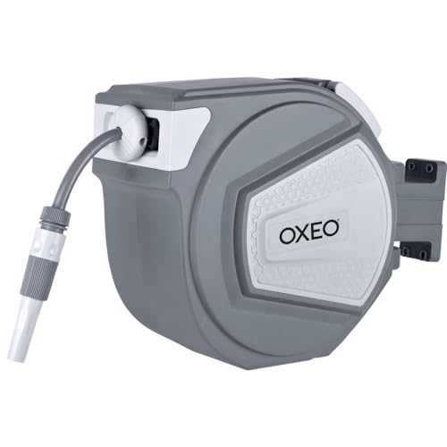 Dévidoir mural automatique 25m - devidoir automatique - tuyau arrosage enrouleur automatique - facile à poser