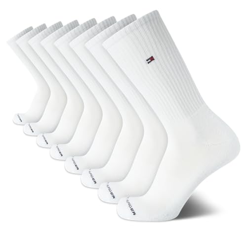 Tommy Hilfiger Men's Dress Socks - Lightweight Comfort Crew Sock (8 Pack)
