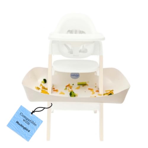 CATCHY - Food Catcher - Compatible with Mockingbird High Chair + 12 Other High Chairs - Highchair Sold Separately - Baby &amp; Toddler Food &amp; Mess Catcher - Under High Chair Accessory