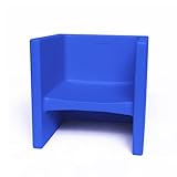Children's Factory 3-in-1 Cube Chair for Kids, Flexible Seating Classroom Furniture, 1-Pack, Blue