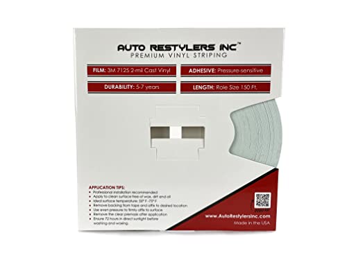 Image of 3M 3 /16 inch x 150' Automotive Vinyl Pinstriping Tape (Cardinal Red)