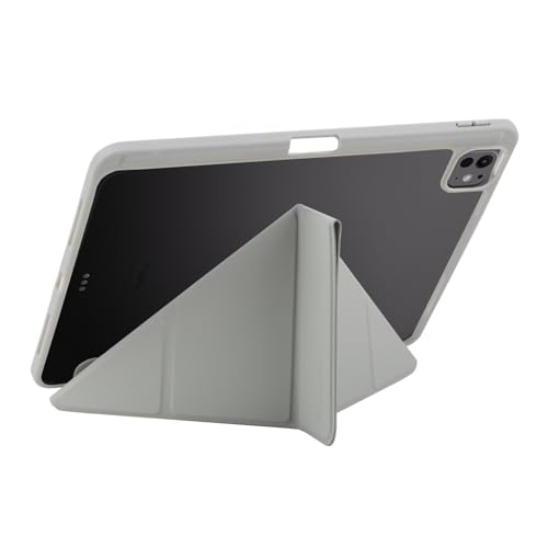 Image of Arctic Fox Smart Folio Case for iPad Pro 11 inch Cover Case (M4 2024) withiPad Pro 11 inch 2024, Trifold Multi Angle Stand,Auto Wake /Sleep, Durable Protection, PU+PC+TPU, Grey