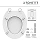 SCHÜTTE WC-Sitz WHITE, Holzkern Toilettendeckel, Klodeckel Weiß 84000