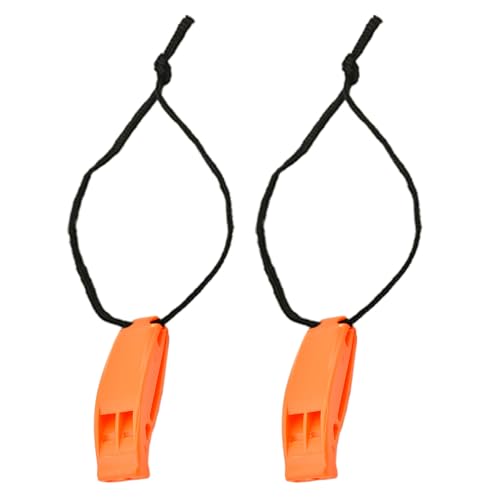 2Pcs Whistles Emergencies Keychains Whistles Outdoor Camping Whistles Emergencies Survival Whistles