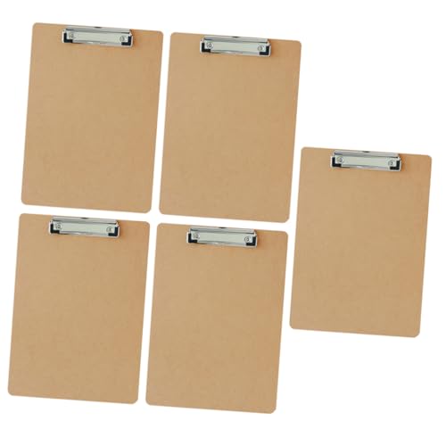 Clipboard multifonctionnel OSALADI lot de 5 porte-blocs portables pour documents et écriture