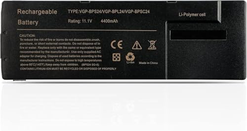 VGP BPL24 VGP BPS24 VGP BPSC24 Batería portátil de Repuesto para Sony VAIO VPC SA VPC SB VPC SC VPC SD SE SVS13 SVS15 PCG 41213M 41213W 41214M 41214L 41214V 41217L 41216L 41216W Series(11.1V 49Wh)