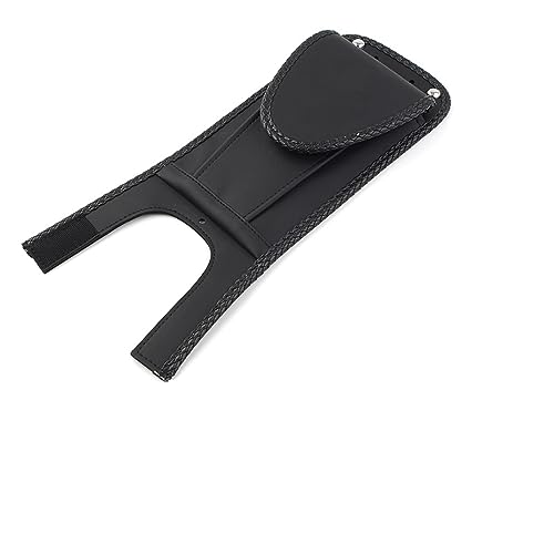 RijPex Motorrad-Latzhose mit Tasche, schwarz, kompatibel mit Softail Fat Boy FXST FXSTB FLST