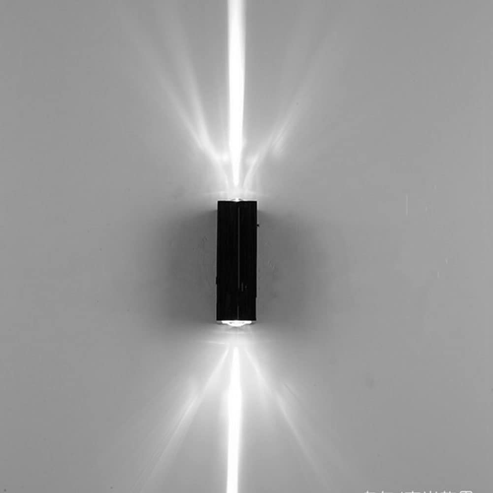 Nowoczesna lampa ścienna do sypialni, salonu, tarasu, domu, ogrodu, 6 W