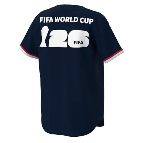 Image of Outerstuff FIFA World Cup 2026 Mens Short Sleeve Button Front Baseball Jersey