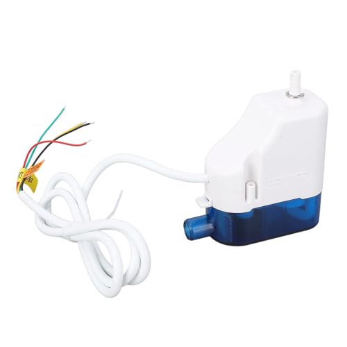 HAVC Condensate Pump, 24L / h 32.8ft Automatic Condensate Removal Pump, Automatic Condensate Water Lifting Pump Drain Pump for Air Conditioner, Dehumidifier, Ice Maker