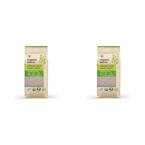 Image of ORGANIC TATTVA Urad Dal Whole White,(Pack Of 2),500 Gram