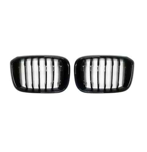 Calandres avant noir brillant pour BMW Série 3 4 X3 X4, grilles haut de gamme à 1 lamelle