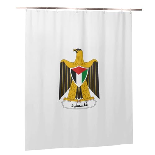National Emblem Printed Shower Curtain