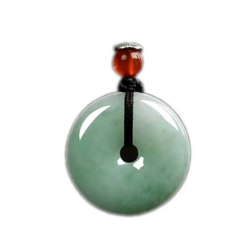 Collier en jade vert contre le stress véritable boucle de paix