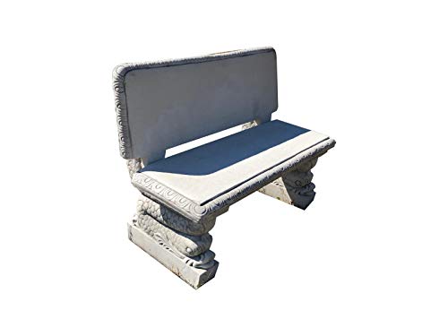 Antikes Wohndesign Gartenbank Sitzbank Römerbank Steinbank Bank Teichbank Parkbank Cover