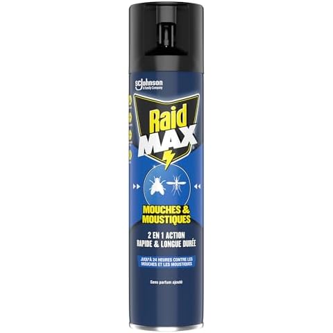 Raid Max Aérosol Anti-Mouches et Moustiques Cover