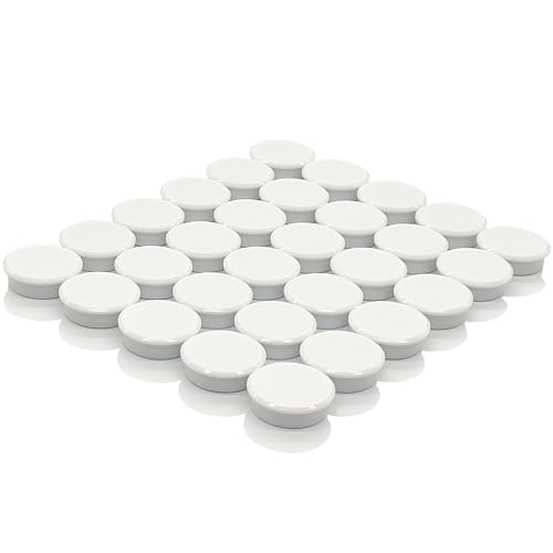 ZDZBLX Strong Fridge Magnets, 30 Pack Mini Cute Round Magnets for Whiteboard Notice Board, Crafts