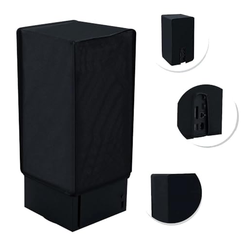 Funda antipolvo antiarañazos para consola Xbox Series X, accesorios de juegos, cubierta protectora vertical horizontal (modo vertical) - imagen 2