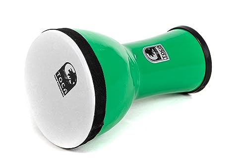 TOCA Doumbek Freestyle 2 Trommel (wetterfester PVC Trommelkessel mit 10\ Höhe, immer perfekt gestimmt, ideal für Drum Circles, Bildung & Therapie, Durchmesser: 6\), Green