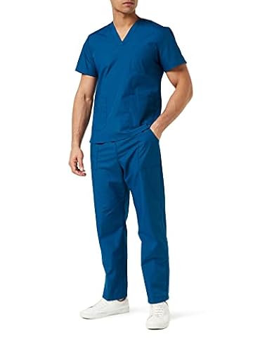 MISEMIYA - UNISEX MUNDURÓW SANITARNYCH MEDYCZNYCH MUNDURÓW SANITARNYCH 8178 - L, Azul Marino 68