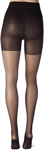 No Nonsense Womens Great Shapes Active Sheer Tight With Graduated Compression Hosiery, Midnight Black - 3 Pair Pack, D Us #TOP3