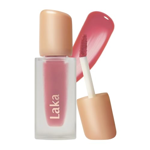 Image of Laka Fruity Glam Tint | Glowing Korean Lip Tint with Hydrating Lightweight Texture | Buildable Color, Non-Sticky High Shine Gloss | K-Beauty Korean Makeup | #163 Persona, 0.15oz