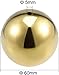 XYWHPGV 60mm Dia 201 Stainless Steel Hollow Cap Ball Spheres for Handrail Stair Newel Post Gold Tone 5pcs(165e1 9f0c0 3691b 433c0 fc892 716ee