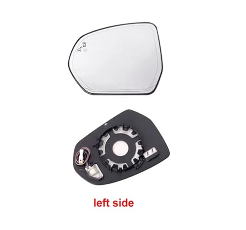 Verre rétroviseur gauche chauffant pour Ford Taurus 2015-2018 - 3
